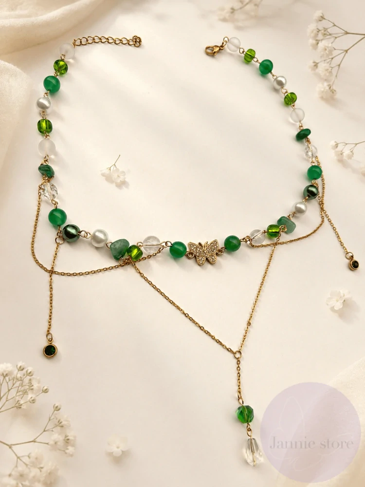 Green-Golden Necklace