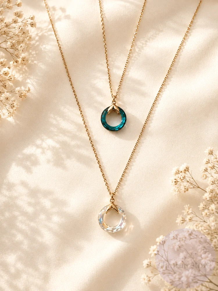 Ocean Halo Necklace