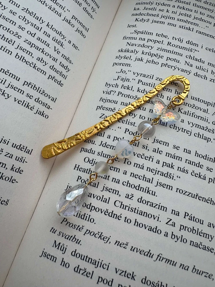 Golden Butterfly Bookmark