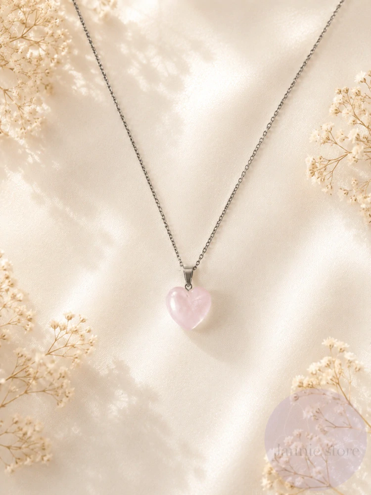 Rose Quartz Heart