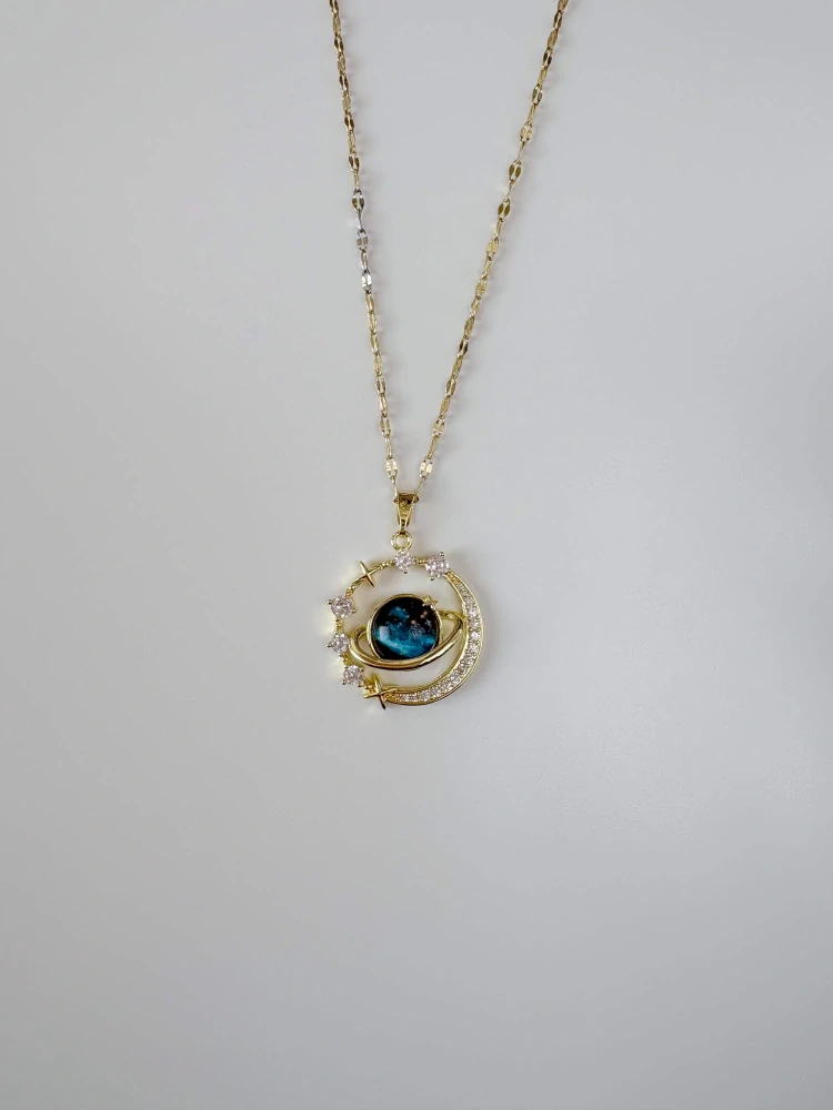 Golden Universe Necklace
