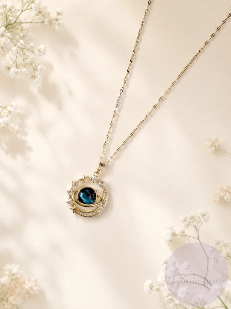 Golden Universe Necklace