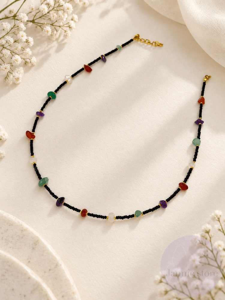 Mineral Confetti Necklace