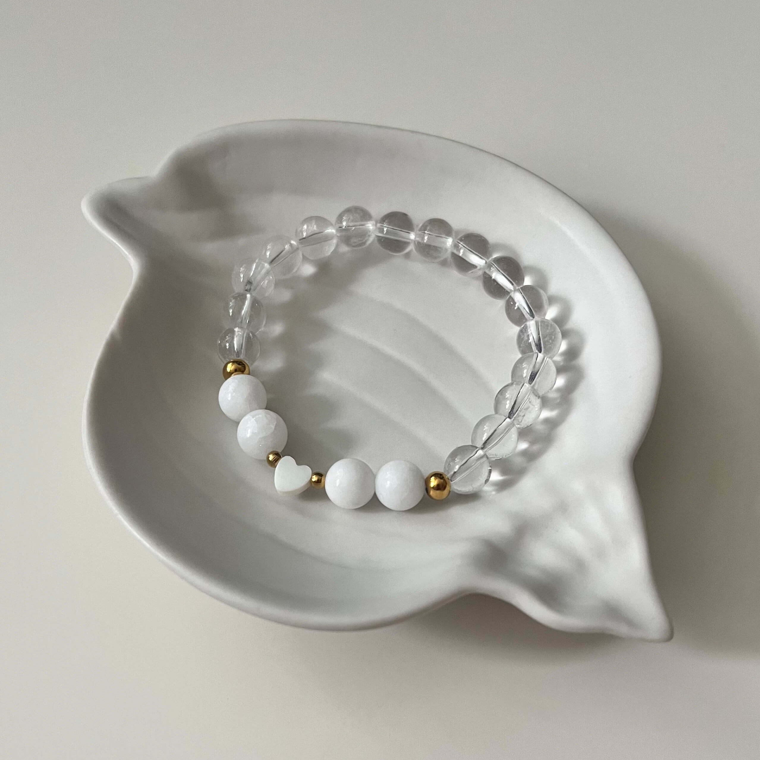 White Clear Bracelet