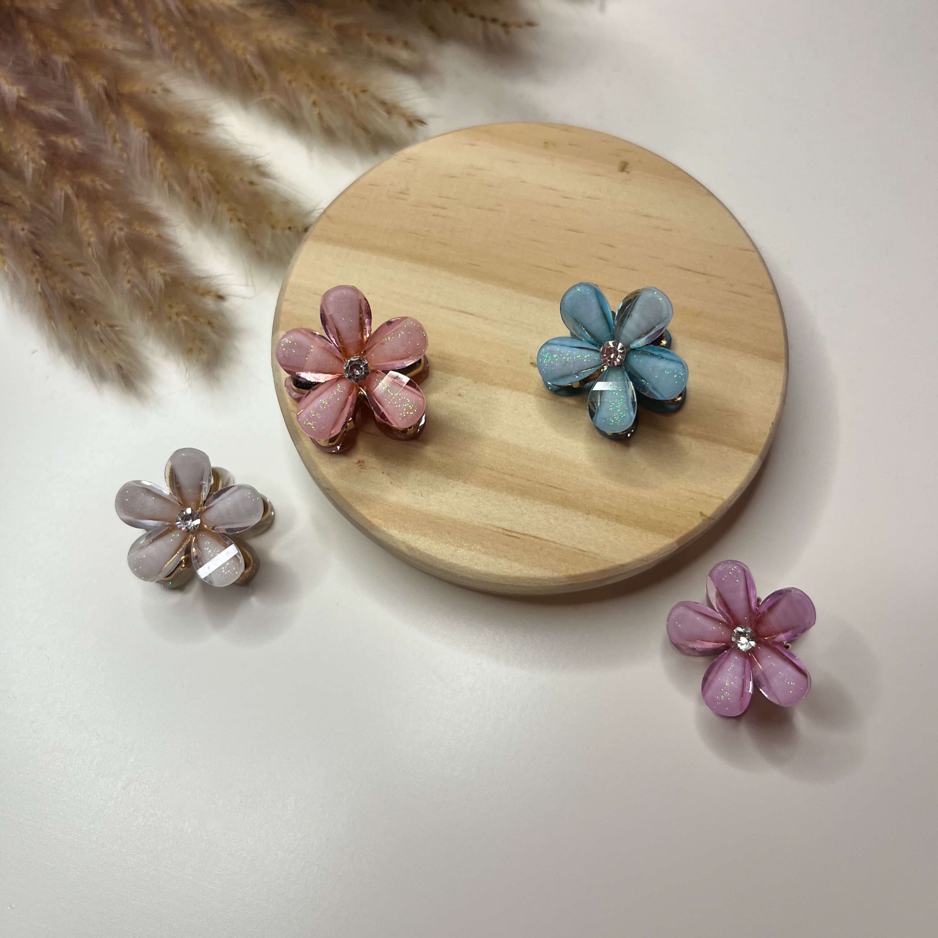 Flower Hair Clips
