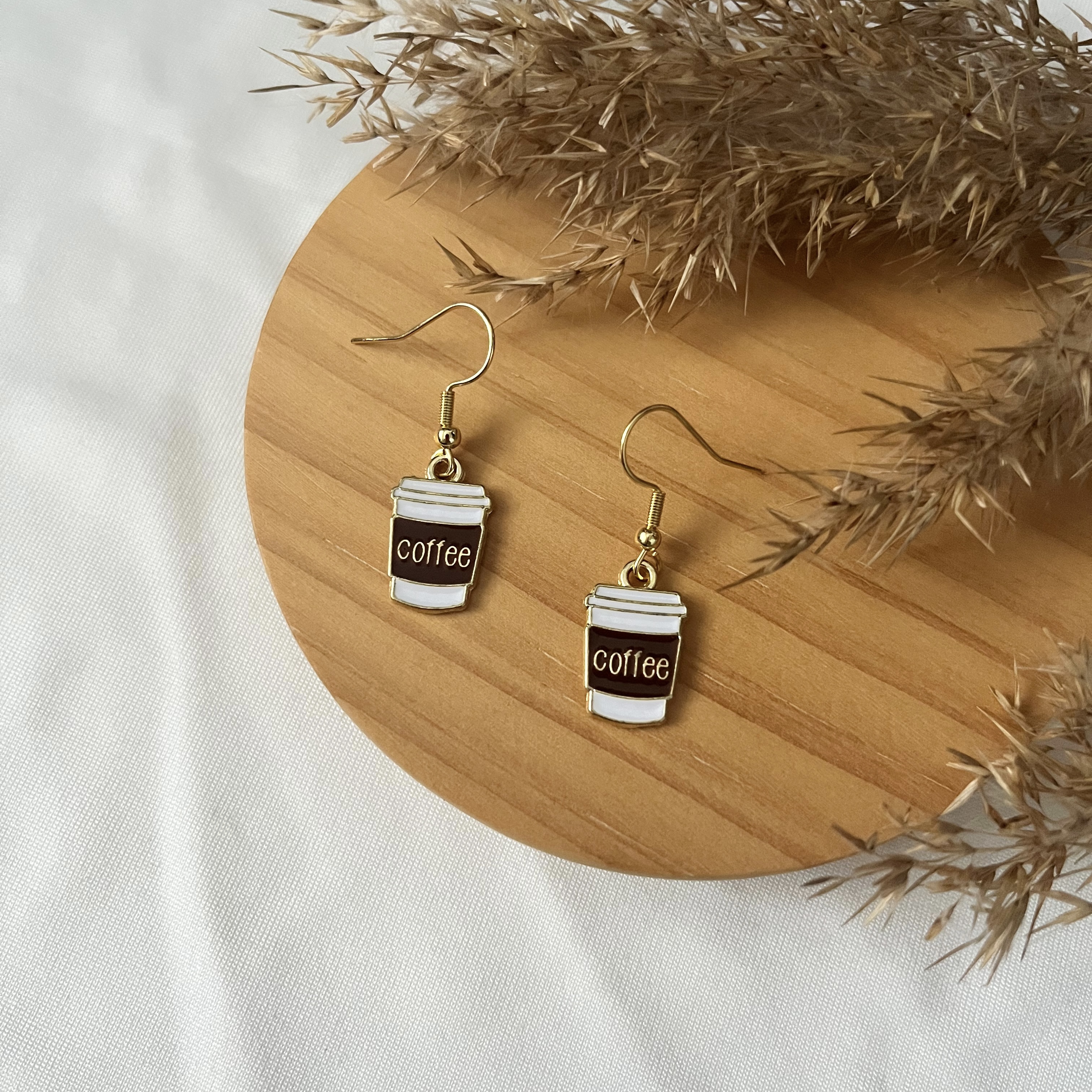 Coffee Earrings