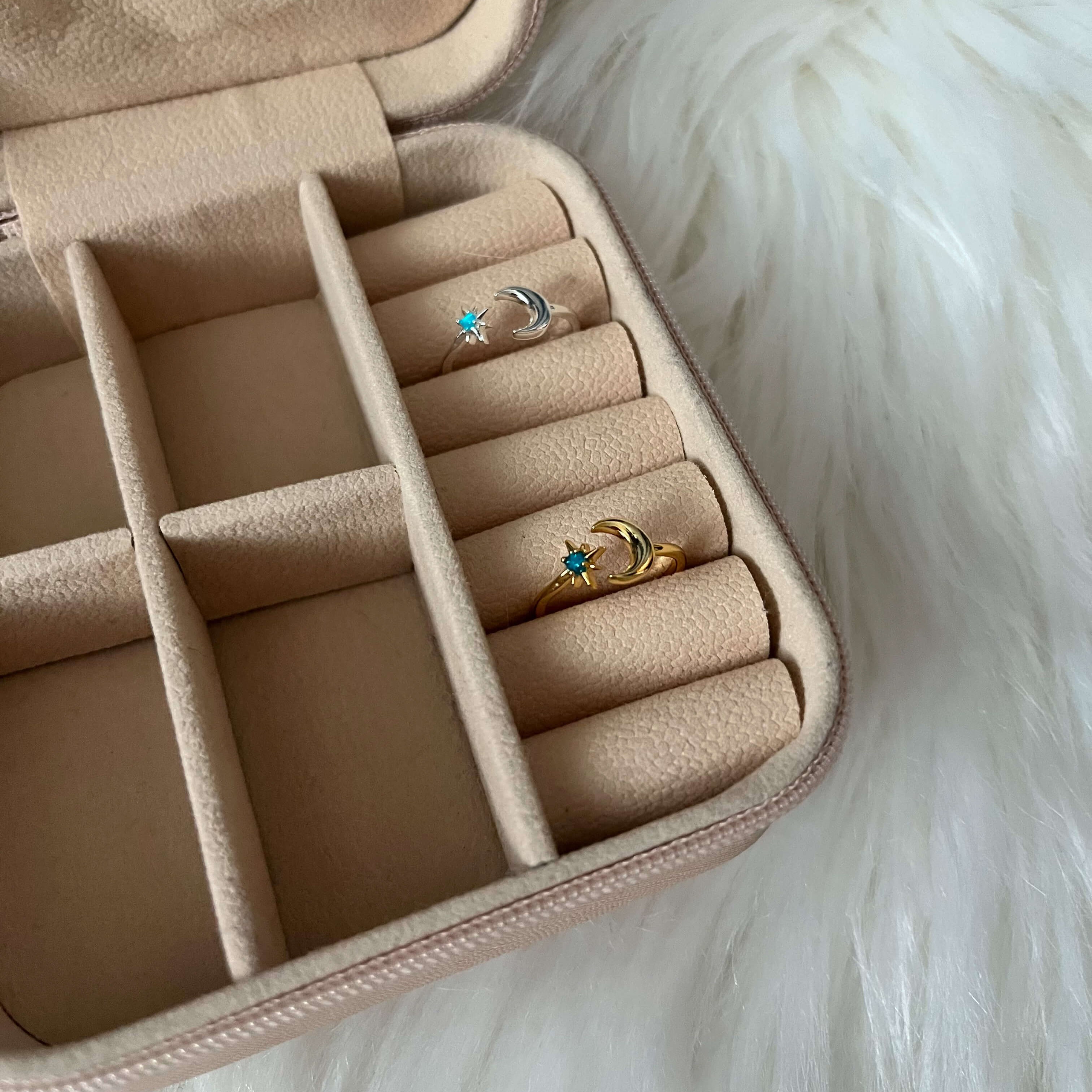 Star and Moon Ring