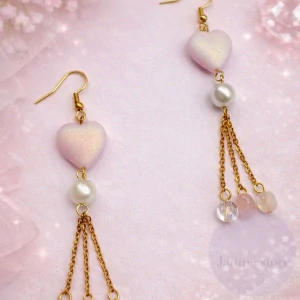 Pink-Gold Earrings