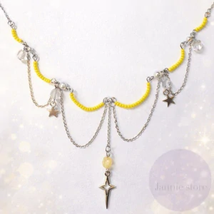 Yellow-Silver Necklace
