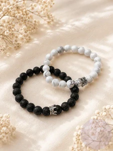 Couple Bracelets w Crowns