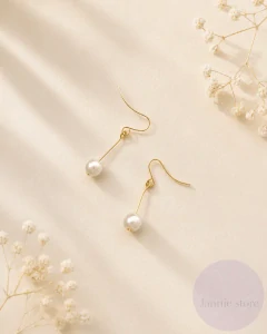 Simple Pearl Earrings