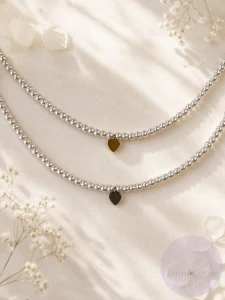 Pearly Heart Necklace