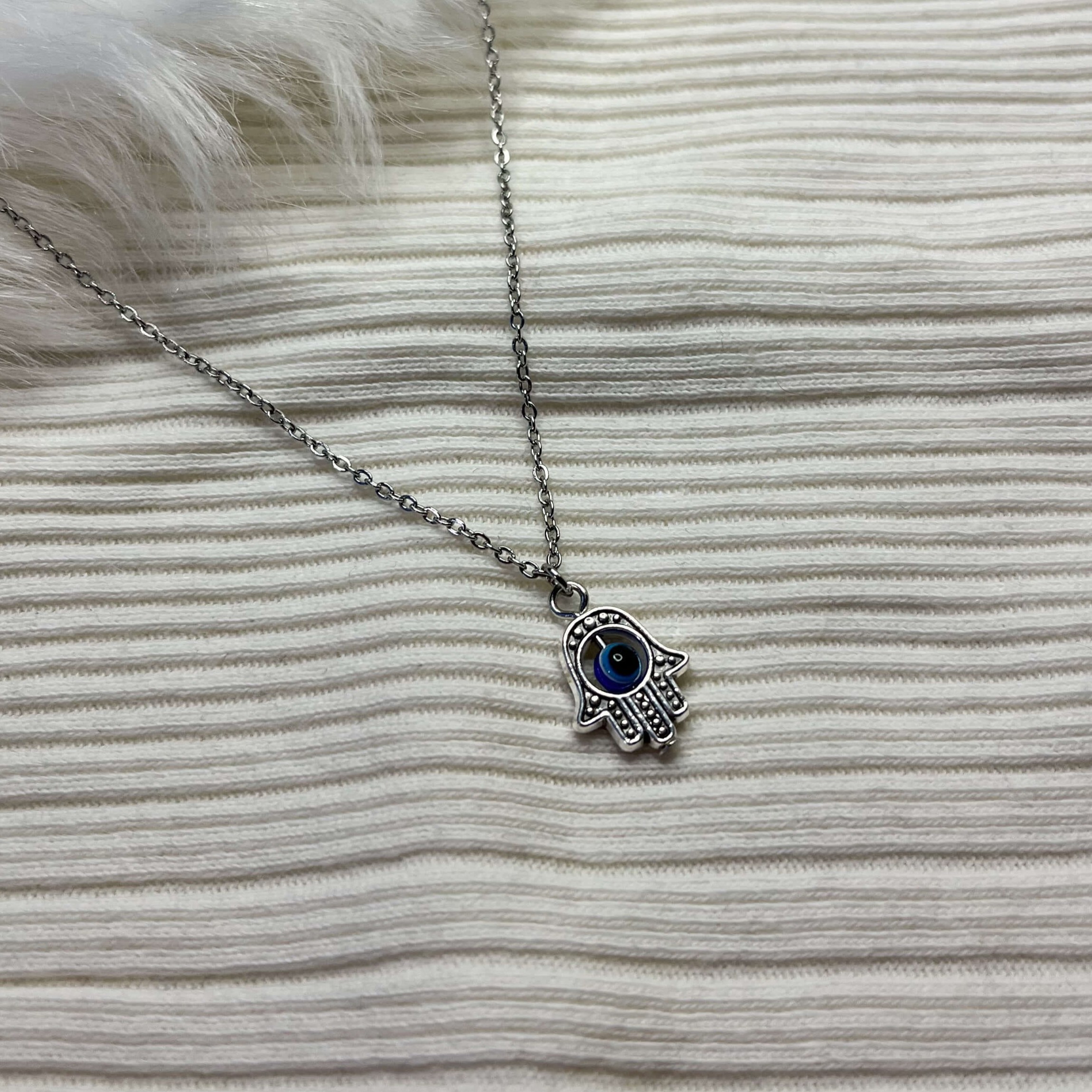 Hamsa hand pendant