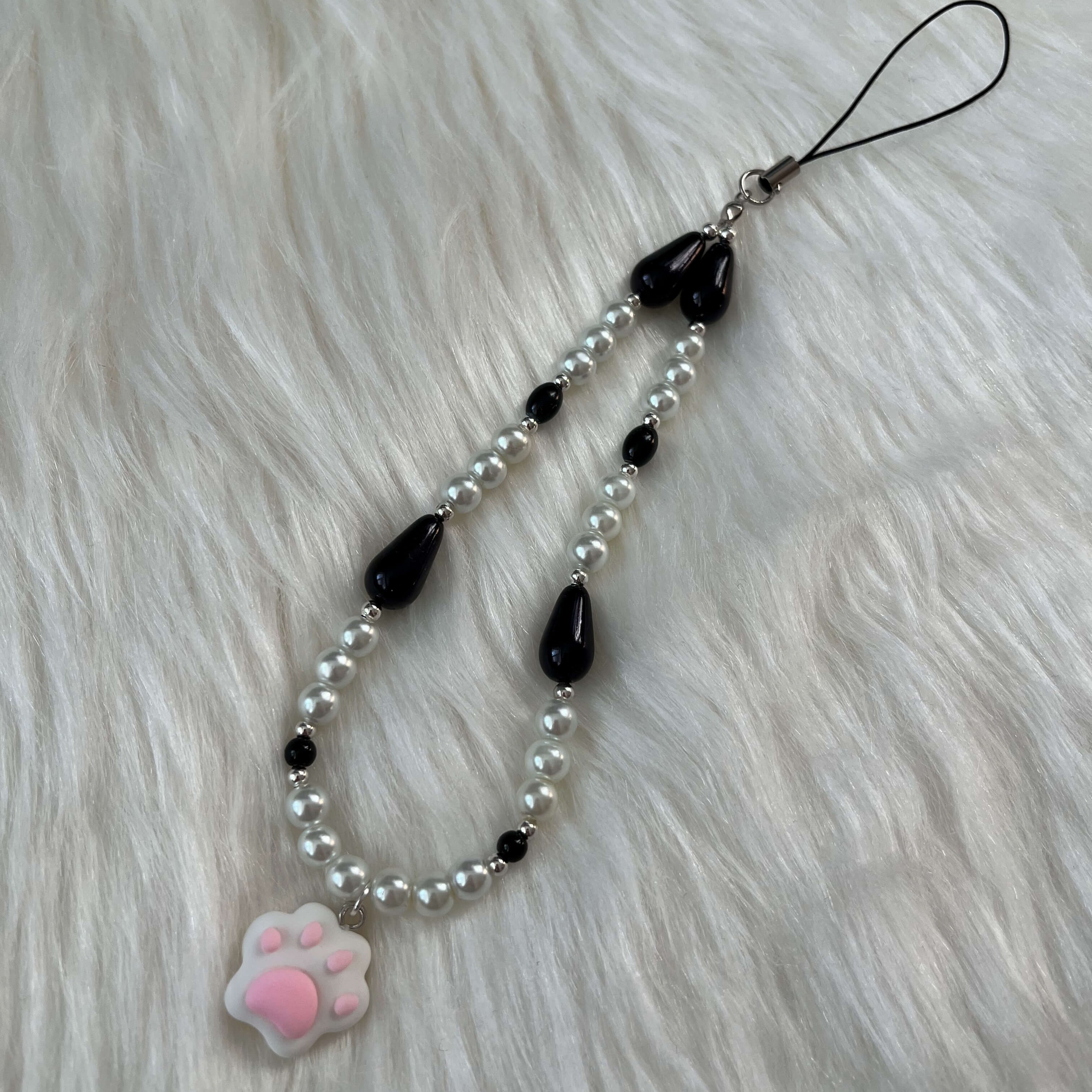 Paw phone charm