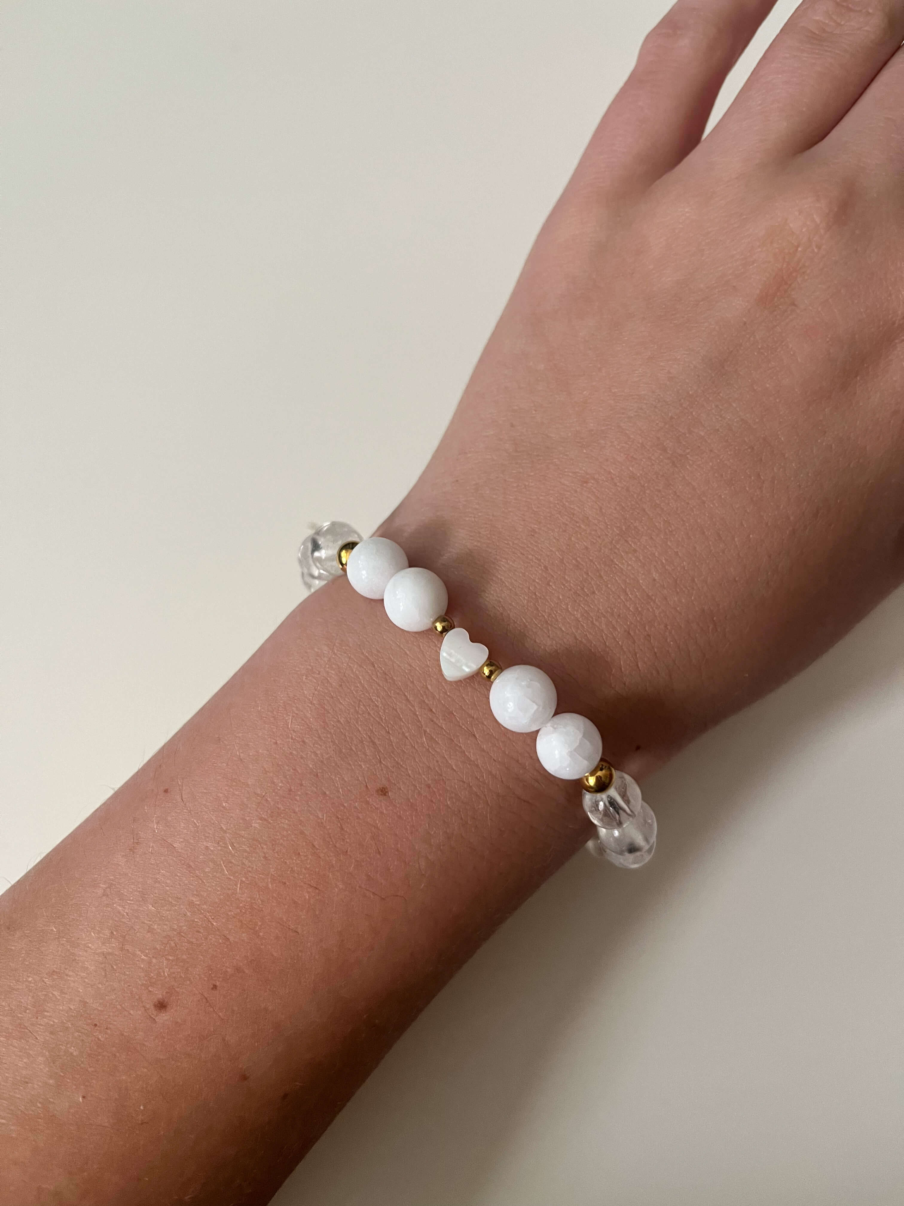 White Clear Bracelet