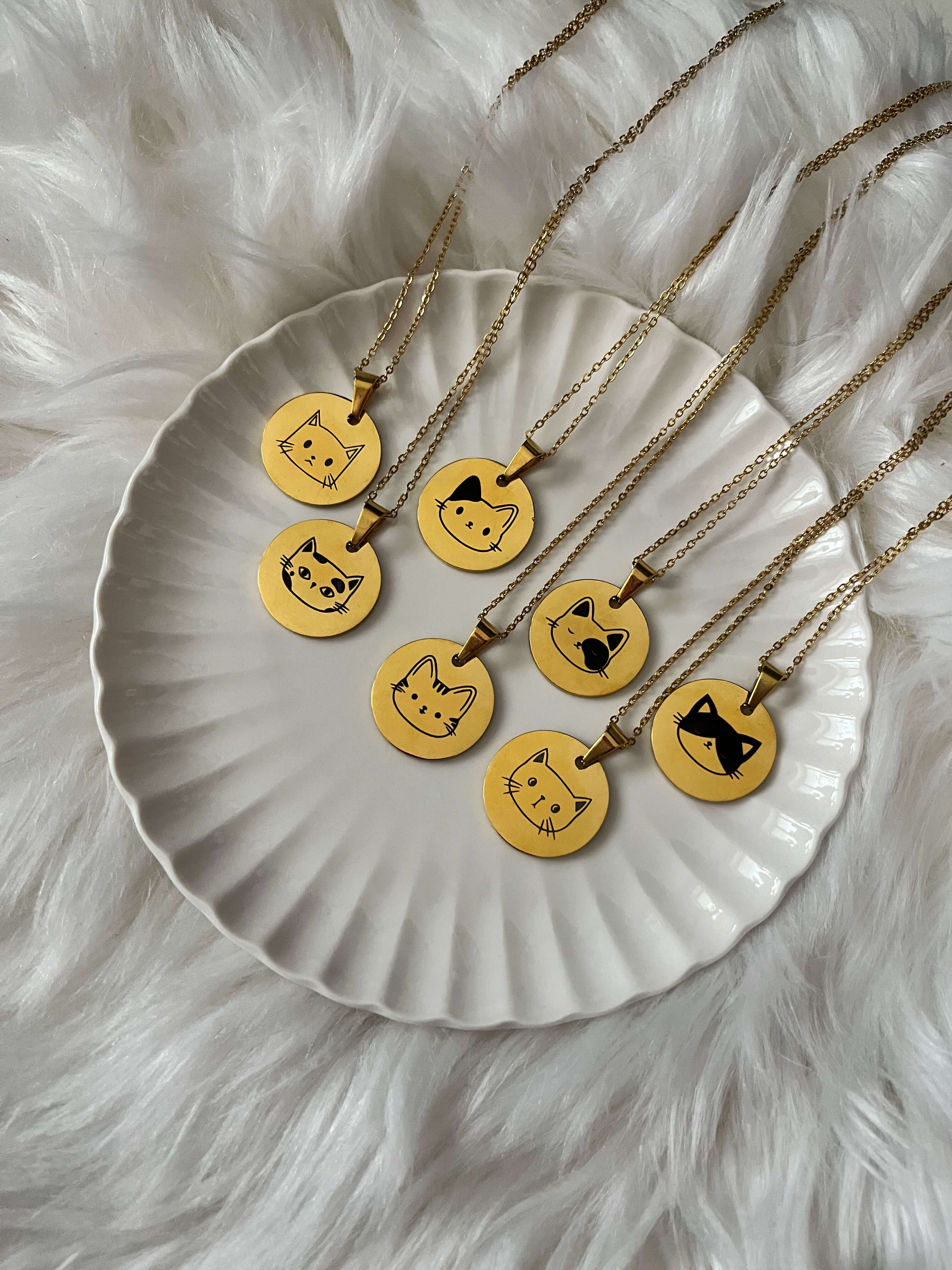 Cat Head Necklace