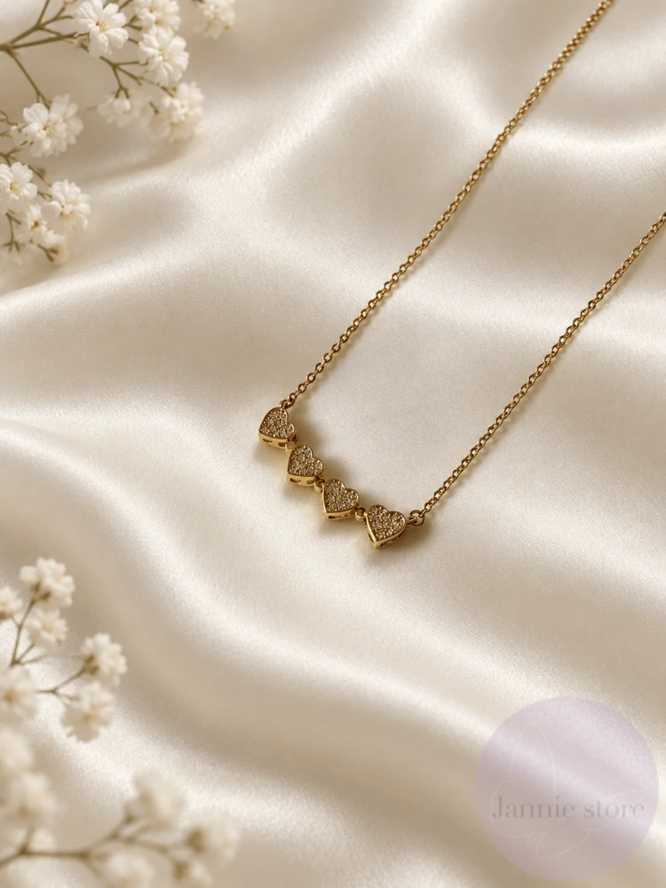 Four Hearts Necklace