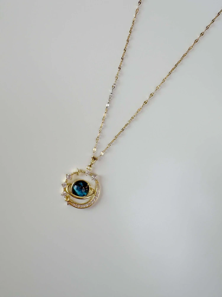 Golden Universe Necklace