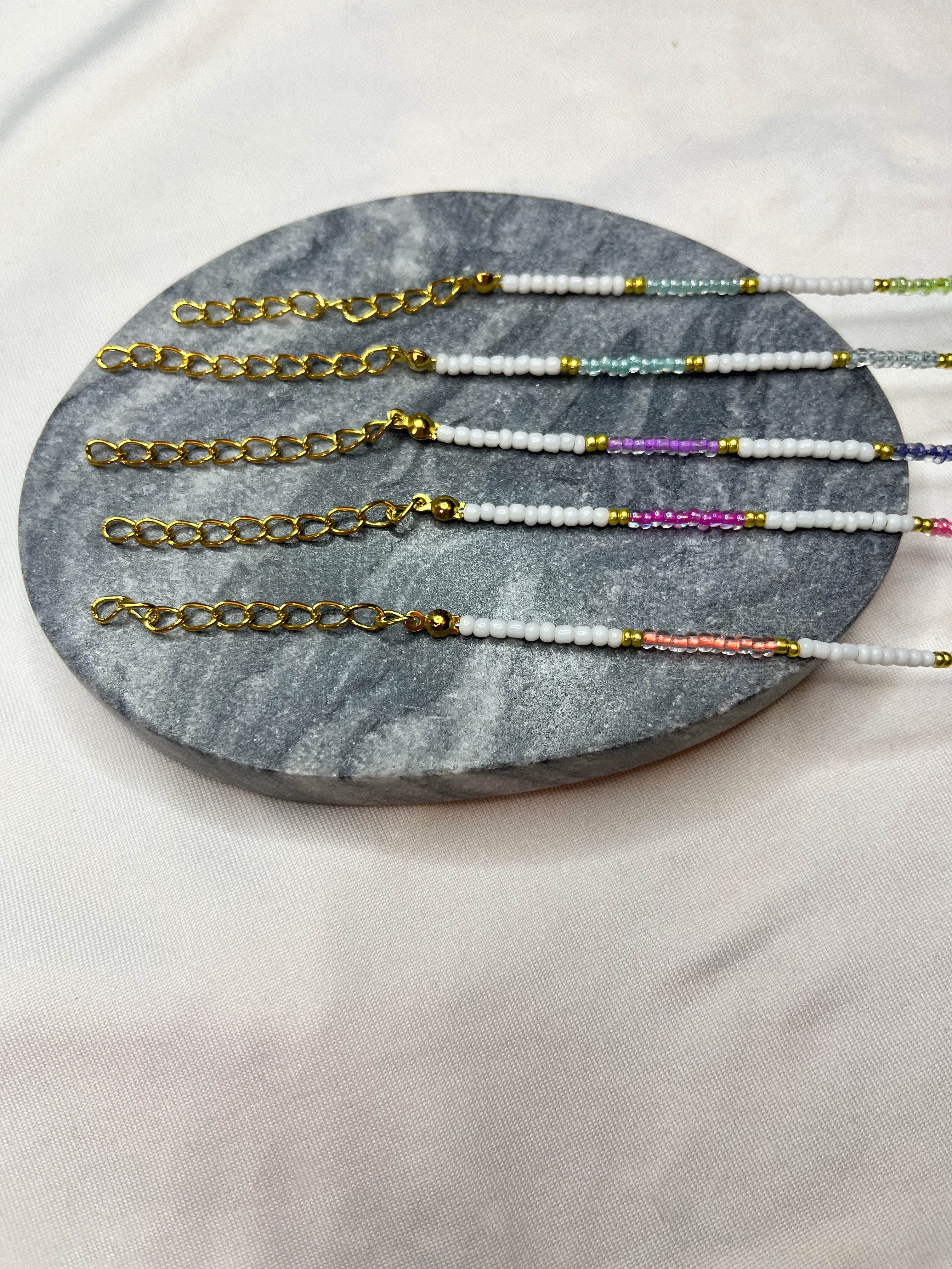 Triple color necklace 