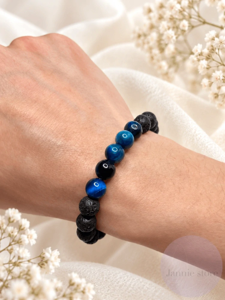 Blue Tiger Eye Bracelet