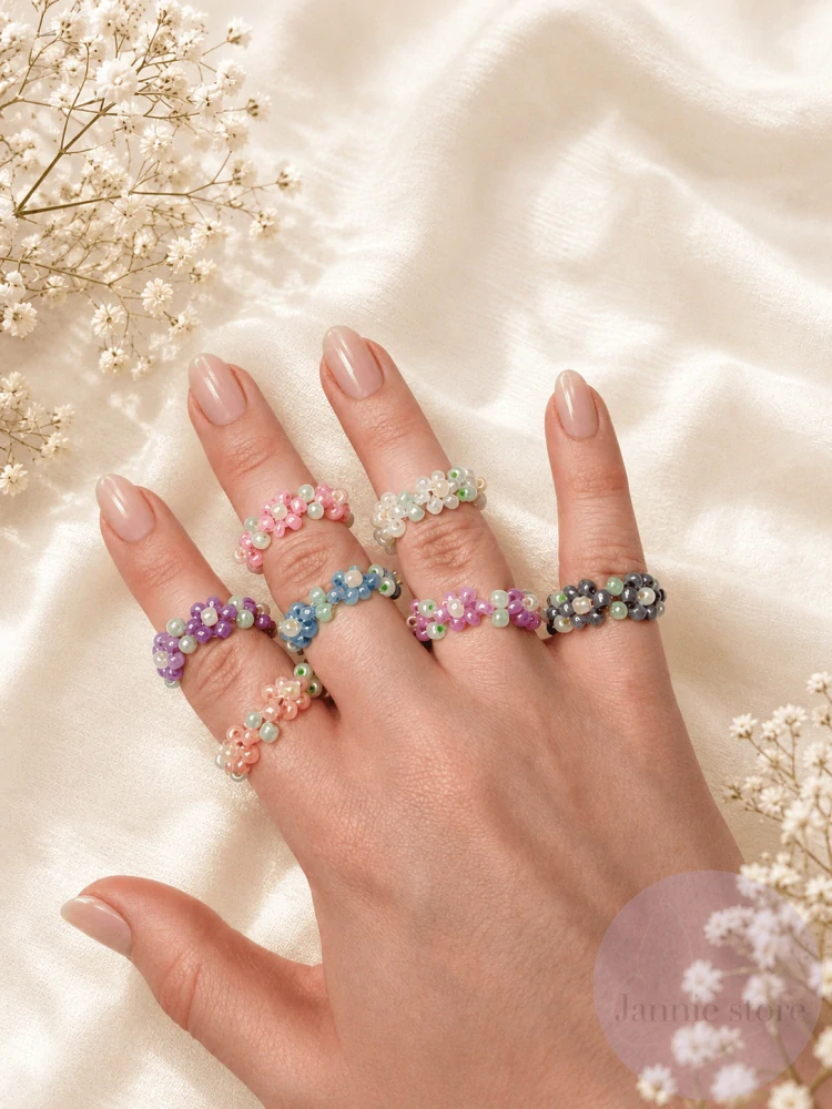Pastel Flower Ring