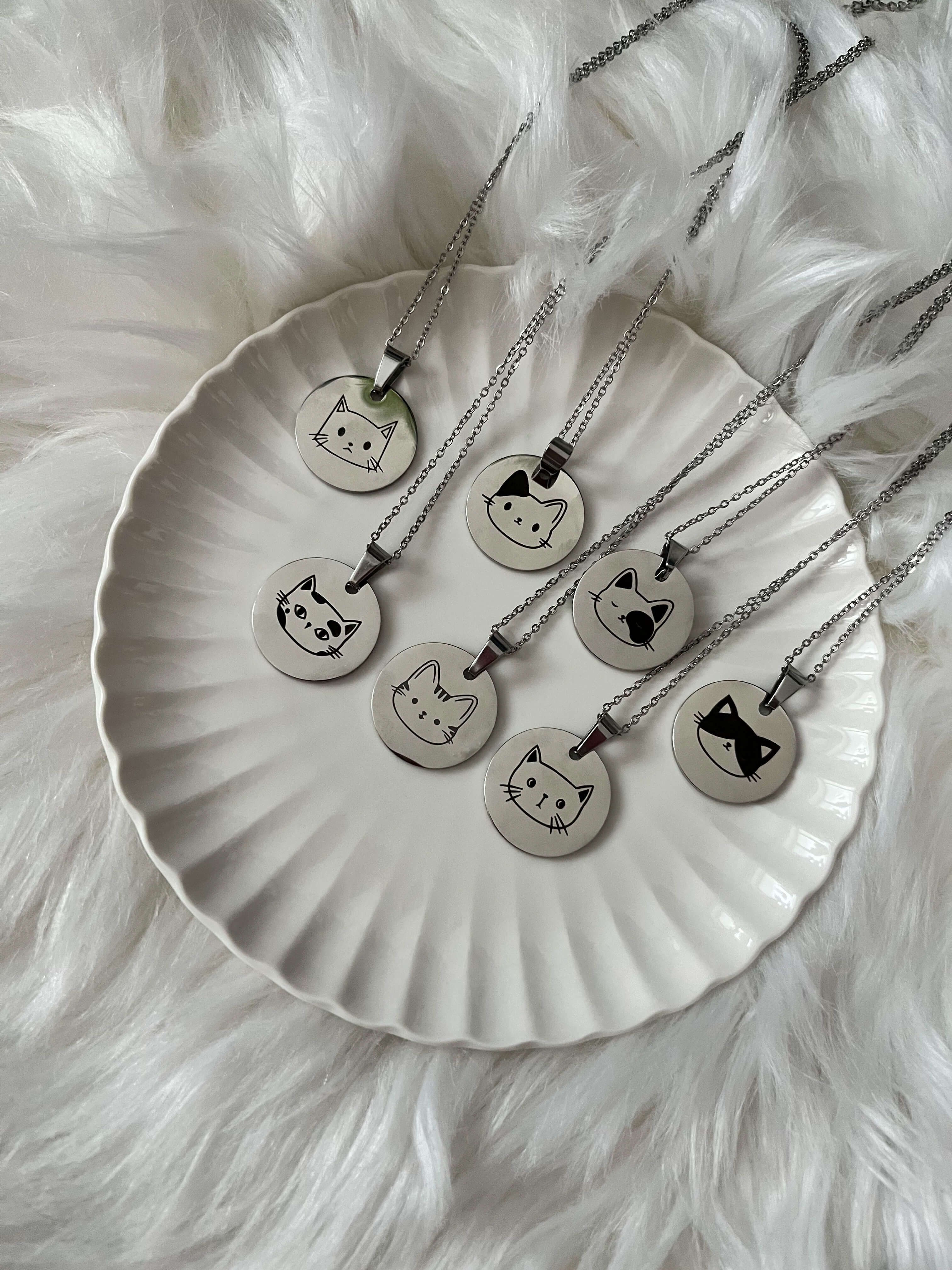 Cat Head Necklace