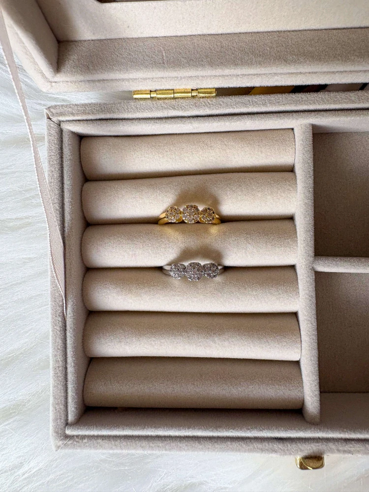 Triple Shiny Ring