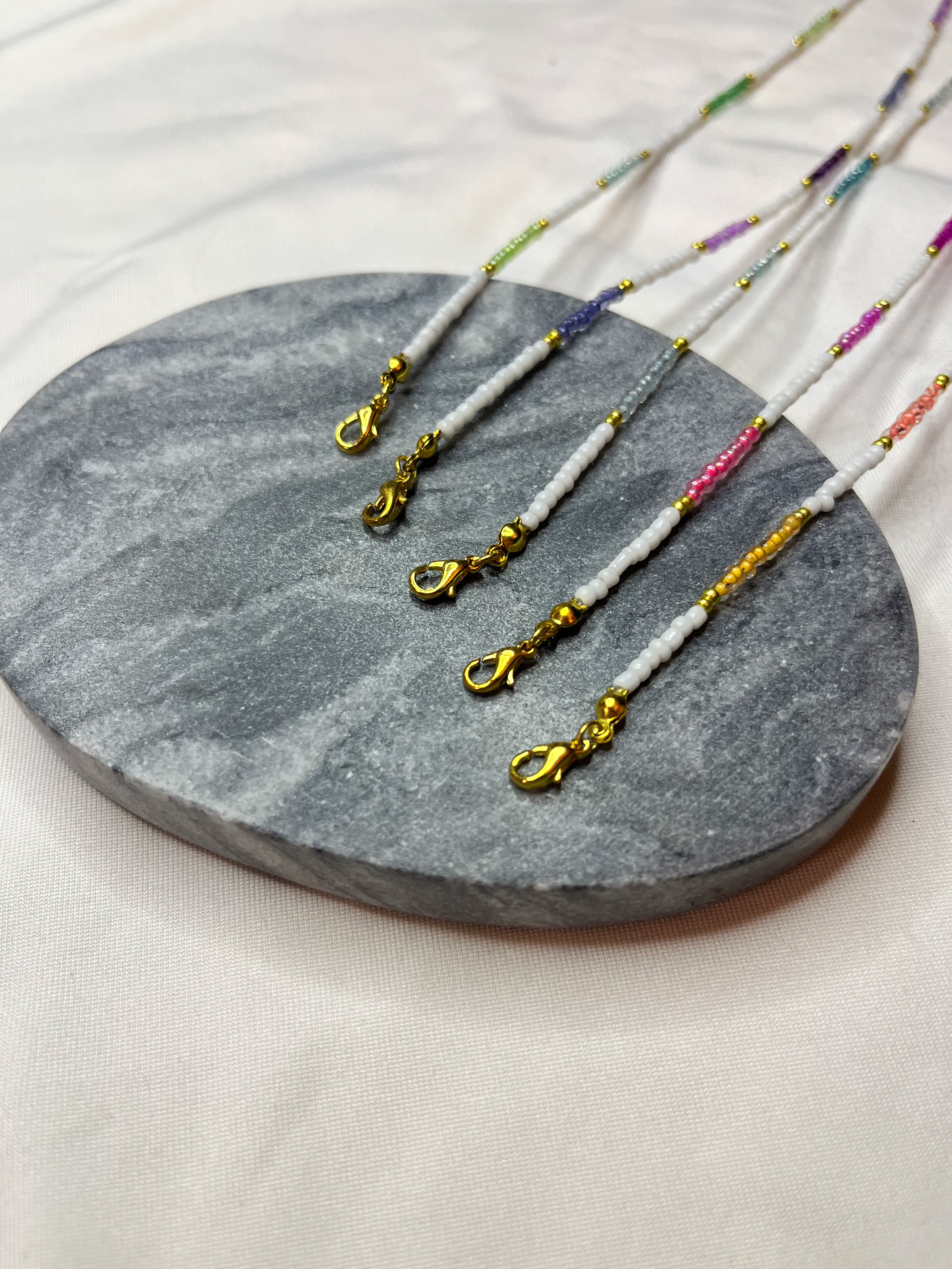 Triple color necklace 