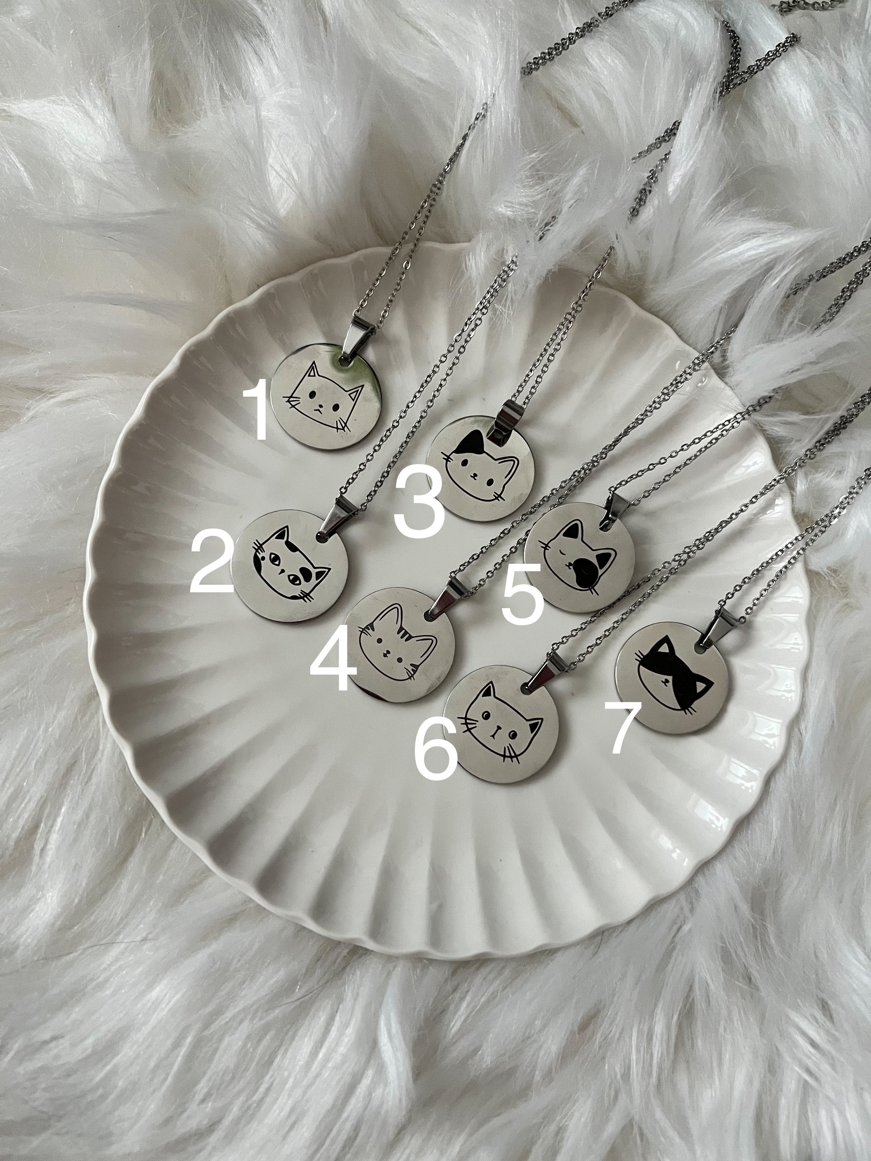 Cat Head Necklace
