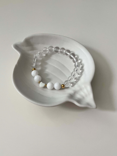 White Clear Bracelet