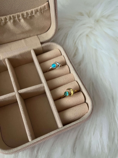 Small moon ring