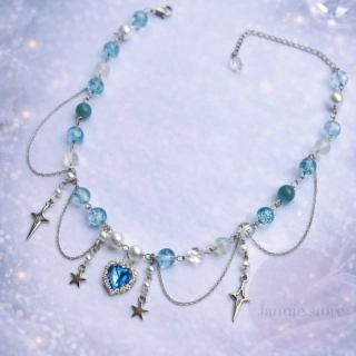 Blue-Silver Necklace