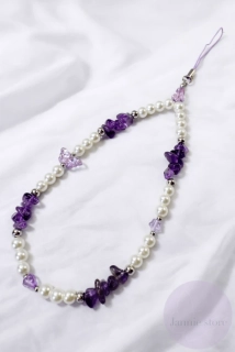 Amethyst Phone Charm